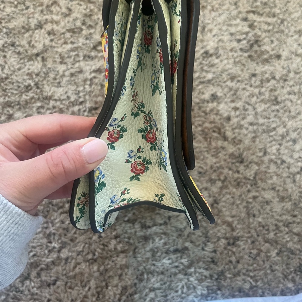 Tory Burch Floral Crossbody Bag in Yellow and Blue - Picture 5 of 10